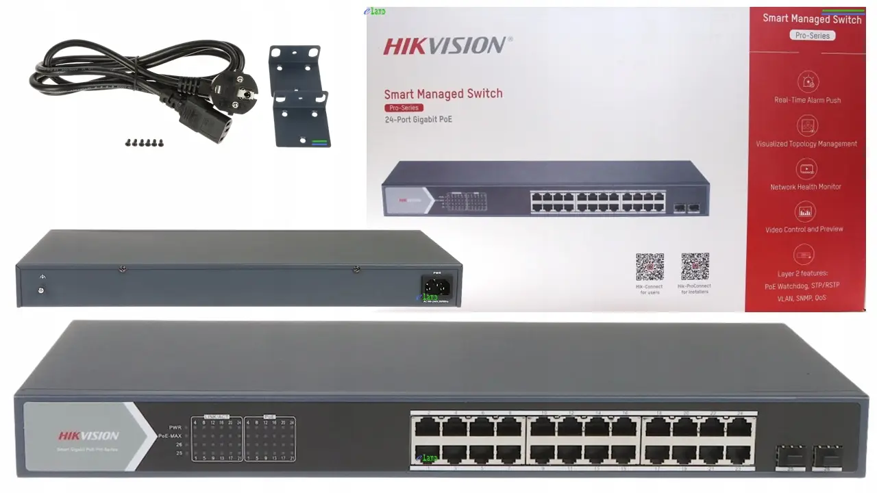 DS-3E1526P-SI Switch PoE Hikvision