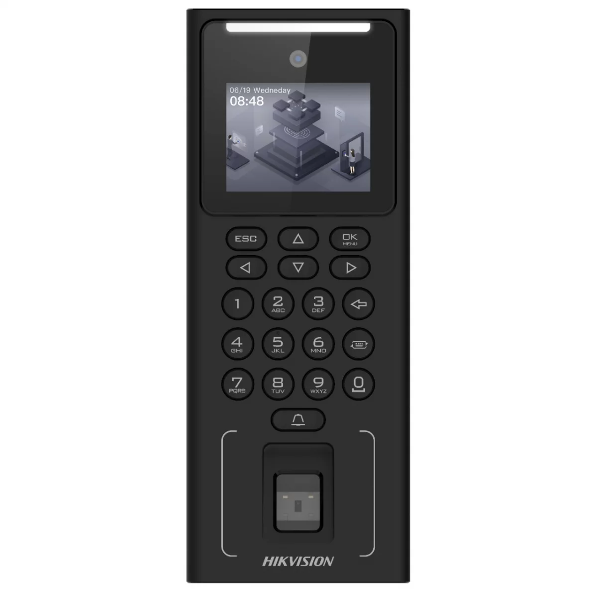DS-K1T321MFWX Terminal Kontrol Akses Face Recognition
