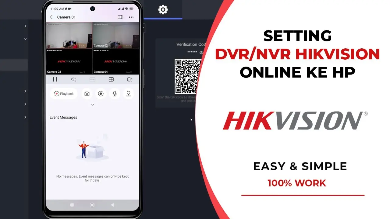 Setting Video Interkom Hikvision ke HP