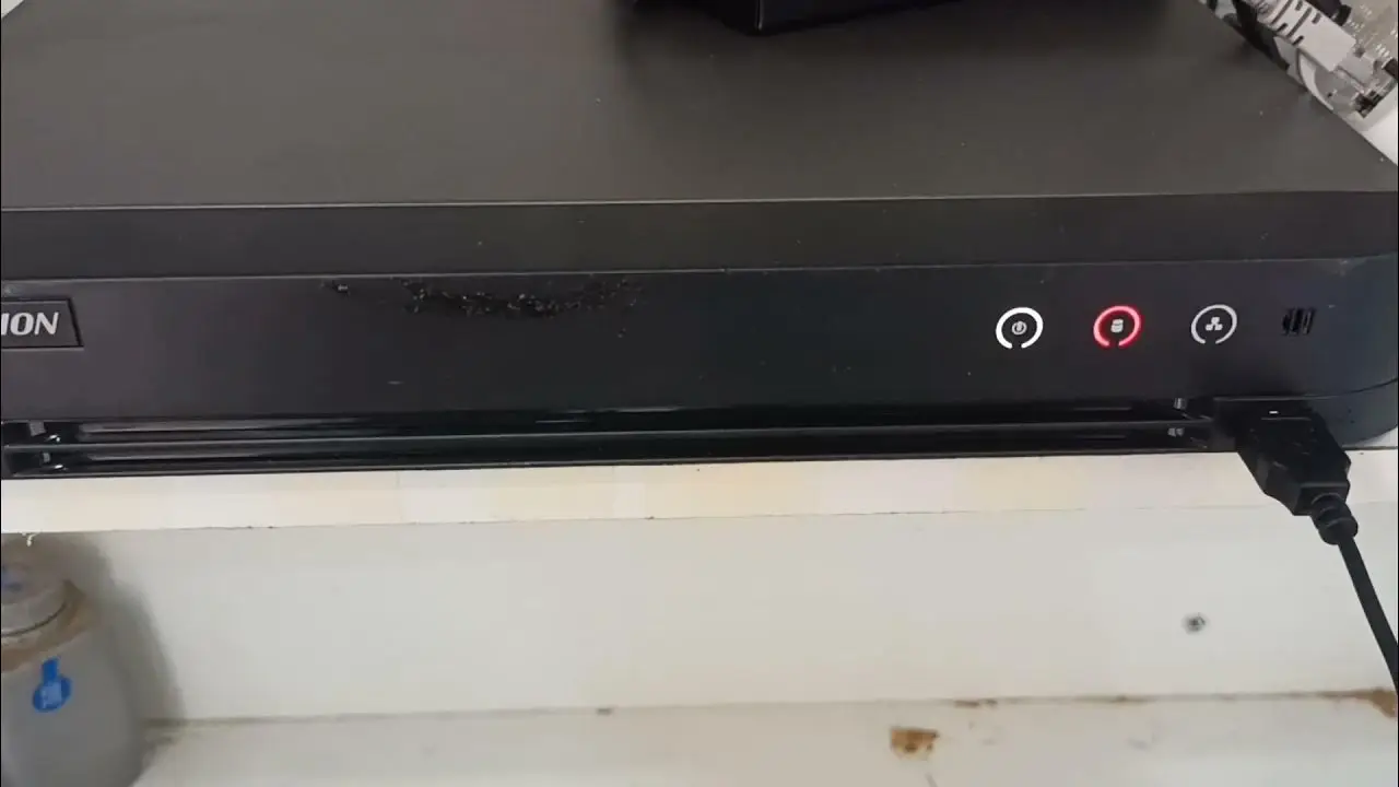 kode warna lampu indikator pada DVR Hikvision